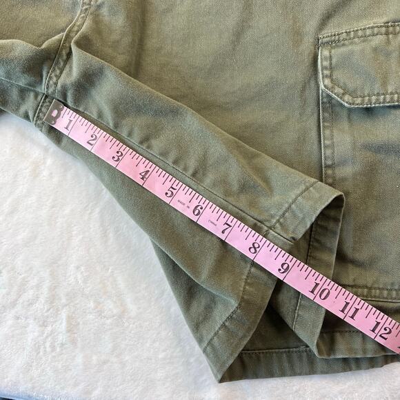 Union Bay Vintage Green Cargo Shorts DrawString Waist Men's size XL - Picture 6 of 9